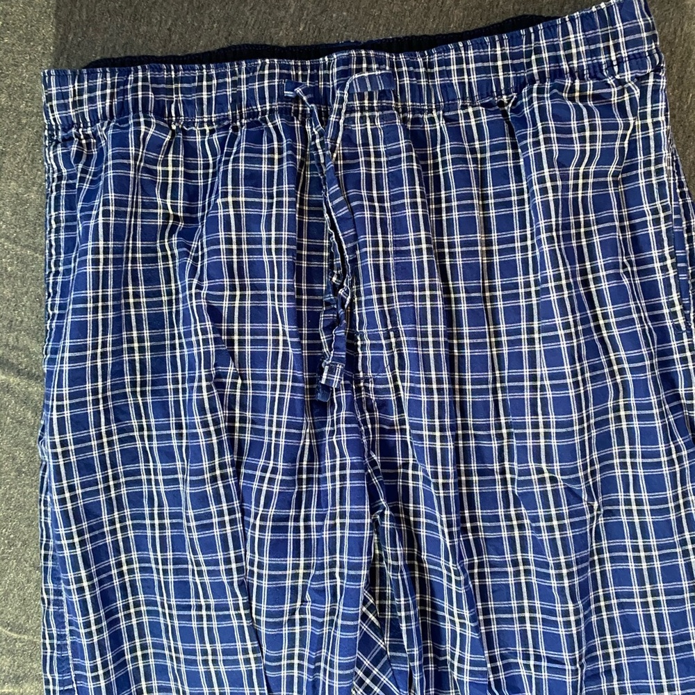 Plaid BLUE H&M pants